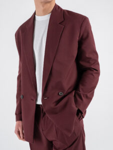 IMPERIAL Giacca over un petto e mezzo JZ1MJBQ Indian red (2)