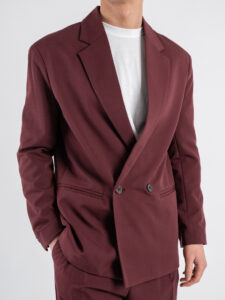 IMPERIAL Giacca over un petto e mezzo JZ1MJBQ Indian red (3)