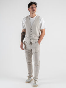 IMPERIAL Gilet da abito L810JBQ Beige (2)