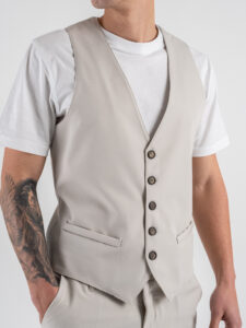 IMPERIAL Gilet da abito L810JBQ Beige (3)