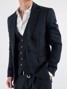 IMPERIAL Gilet da abito L810JBQ Navy (1)