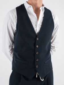 IMPERIAL Gilet da abito L810JBQ Navy (2)