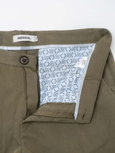 IMPERIAL Pantalone chinos da abito con gamba lunga PD3JJBQ Army (1)