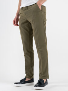 IMPERIAL Pantalone chinos da abito con gamba lunga PD3JJBQ Armyjpg (3)