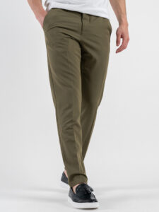 IMPERIAL Pantalone chinos da abito con gamba lunga PD3JJBQ Armyjpg (4)