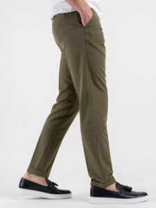 IMPERIAL Pantalone chinos da abito con gamba lunga PD3JJBQ Armyjpg (5)