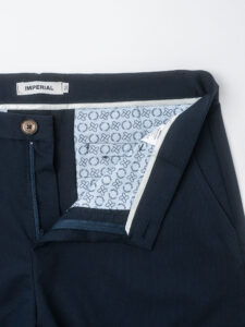 IMPERIAL Pantalone chinos da abito con gamba lunga PD3JJBQ Navy (3)