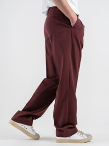 IMPERIAL Pantalone da abito baggy PD3MJBQ Indian red (3)
