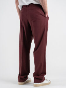 IMPERIAL Pantalone da abito baggy PD3MJBQ Indian red (4)