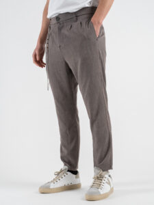 IMPERIAL Pantalone da abito chinos con catena rimovibile PB51JCH Moro (2)