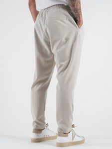 IMPERIAL Pantalone da abito con gamba morbida e coulisse in vita PC8QJBQ Beige (1)