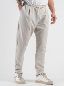 IMPERIAL Pantalone da abito con gamba morbida e coulisse in vita PC8QJBQ Beige (3)