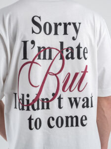 IMPERIAL T-shirt con scritta sul retro T8588T006 Latte (2)
