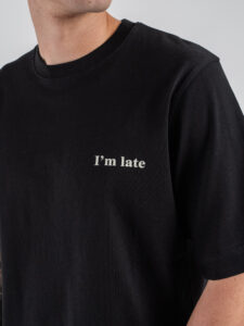 IMPERIAL T-shirt con scritta sul retro T8588T006 Nero (1)