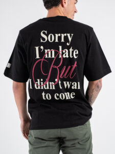 IMPERIAL T-shirt con scritta sul retro T8588T006 Nero (3)