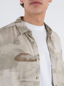 ONLY&SONS Camicia a mezza manica in fantasia BUD 220228390 Chinchilla (5)