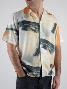 ONLY&SONS Camicia a mezza manica in fantasia DASH 22033481 Egret (1)