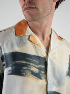 ONLY&SONS Camicia a mezza manica in fantasia DASH 22033481 Egret (2)