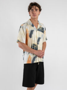ONLY&SONS Camicia a mezza manica in fantasia DASH 22033481 Egret (3)