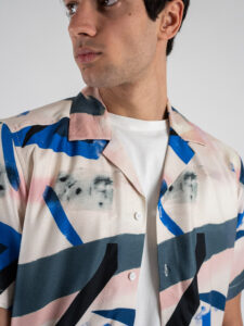 ONLY&SONS Camicia a mezza manica in fantasia DASH 22033481 Keepsake Lilac (5)