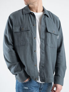 ONLY&SONS Camicia sportiva con colletto e tasche frontali KENNET 22019758 Stormy Weather (2)
