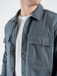 ONLY&SONS Camicia sportiva con colletto e tasche frontali KENNET 22019758 Stormy Weather (4)