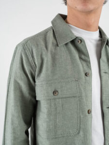 ONLY&SONS Camicia sportiva con colletto e tasche frontali KENNET 22019758 Swamp (3)