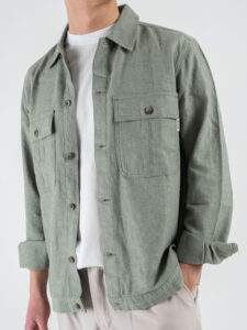 ONLY&SONS Camicia sportiva con colletto e tasche frontali KENNET 22019758 Swamp (4)