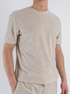 ONLY&SONS Coordinato over in spugna con T-shirt + Bermuda HELLAS Silver Lining (3)
