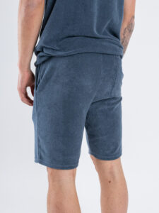 ONLY&SONS Coordinato over in spugna con T-shirt + Bermuda HELLAS Vintage Indigo (1)
