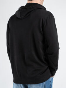 ONLY&SONS Felpa con cappuccio garzata DAVID 22031915 Black (1)