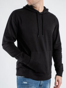 ONLY&SONS Felpa con cappuccio garzata DAVID 22031915 Black (5)