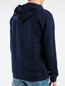 ONLY&SONS Felpa con cappuccio garzata DAVID 22031915 Evening Blue (1)