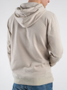 ONLY&SONS Felpa con cappuccio garzata DAVID 22031915 Silver Lining (1)