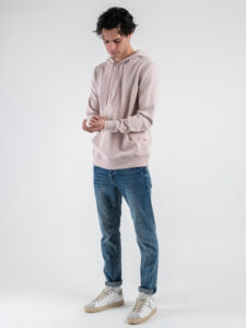 ONLY&SONS Felpa con cappuccio garzata DAVID 22031915 Violet Ice (2)