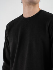 ONLY&SONS Felpa girocollo garzata DAVID 22031914 Black (4)