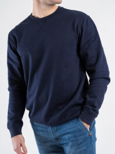ONLY&SONS Felpa girocollo garzata DAVID 22031914 Evening Blue (2)