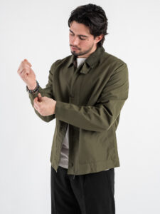 ONLY&SONS Giubbino leggero con colletto in velluto KOSMO 22031626 Olive Night (2)