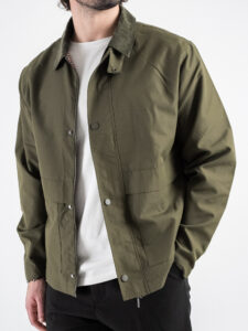 ONLY&SONS Giubbino leggero con colletto in velluto KOSMO 22031626 Olive Night (4)