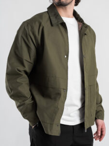 ONLY&SONS Giubbino leggero con colletto in velluto KOSMO 22031626 Olive Night (6)