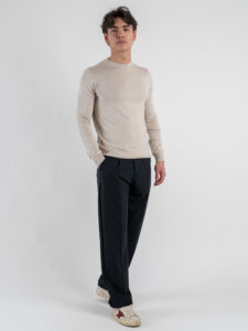 ONLY&SONS Maglia girocollo morbida in viscosa WYLER 22020088 Silver Lining (3)