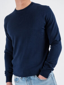 ONLY&SONS Maglioncino basico leggero girocollo REX 22024080 Dark Dark Sapphire (5)