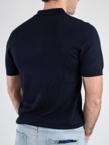ONLY&SONS Polo basica in viscosa a mezza manica WYLER 22022219 Dark Navy 1 (2)