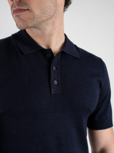 ONLY&SONS Polo basica in viscosa a mezza manica WYLER 22022219 Dark Navy 1 (4)