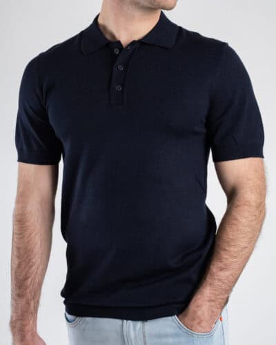 ONLYSONS Polo basica in viscosa a mezza manica WYLER 22022219 Dark Navy 1 5 Nuovi Arrivi