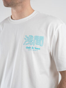 ONLY&SONS T-shirt con stampa sul retro MOUNTAIN 22033553 Cloud dancer (4)