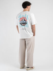 ONLY&SONS T-shirt con stampa sul retro MOUNTAIN 22033553 Cloud dancer (6)