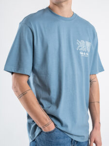 ONLY&SONS T-shirt con stampa sul retro MOUNTAIN 22033553 Spring Lake (1)