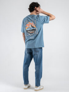 ONLY&SONS T-shirt con stampa sul retro MOUNTAIN 22033553 Spring Lake (2)