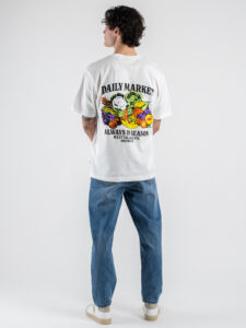 ONLY&SONS T-shirt con stampa sul retro RYLAN 22033414 Cloud Dancer (2)